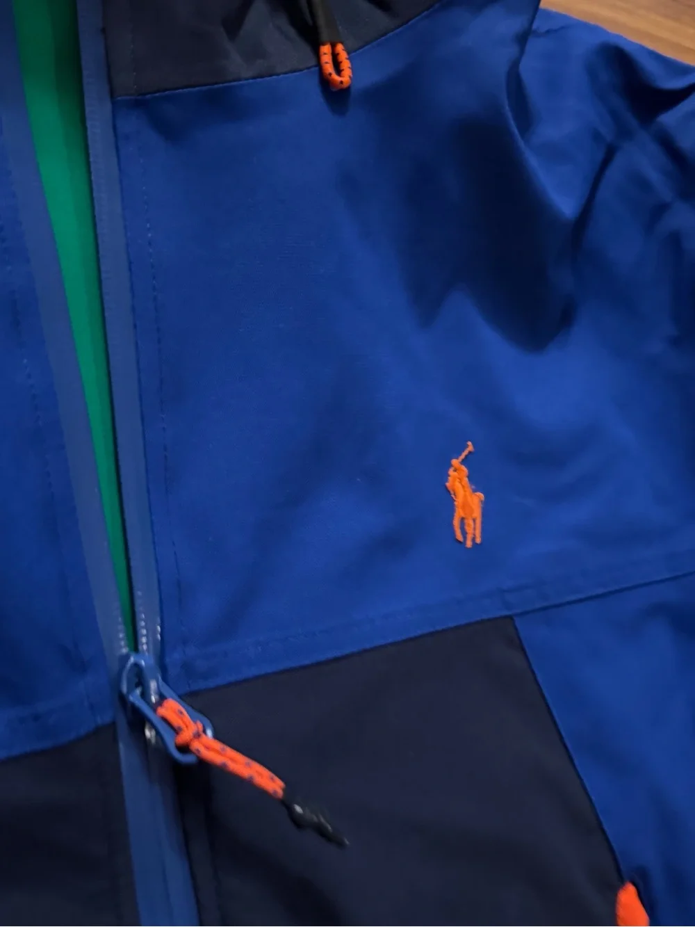 Ralph Lauren colorblock raincoat